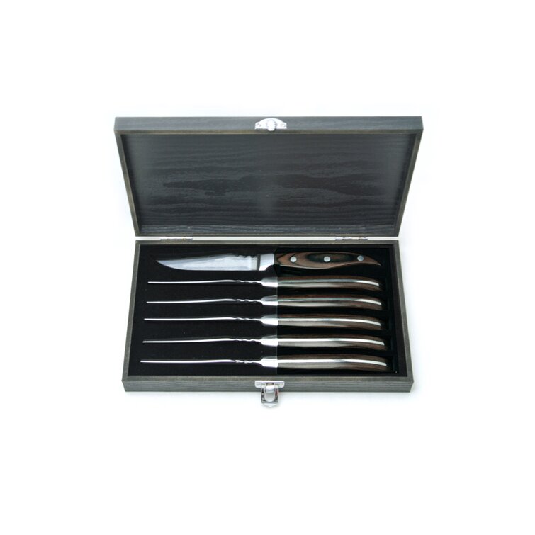 Cuisinox 6 Piece Stainless Steel Steak Knife Set And Reviews Wayfair Canada 8839